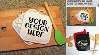 3834+ Pot Holder Mockup Fully Customizable Photoshop Freebie