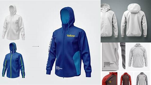 3835+ Windbreaker Jacket Mockup Free Download Smart Object Free Photoshop File