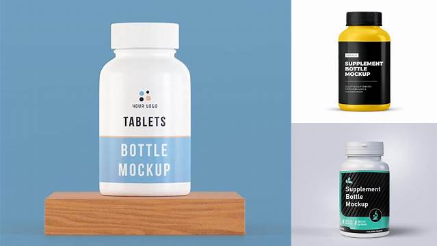 384+ Supplement Bottle Mockup Generator Editable Mockup PSD