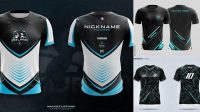 3842+ Esports T Shirt Mockup High-Quality PSD Files