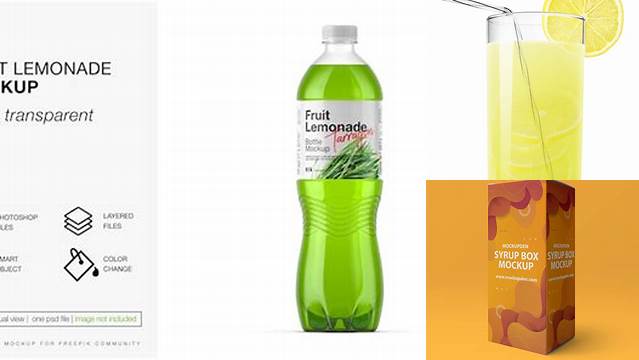 3844+ Lemonade Mockup PSD Free Download