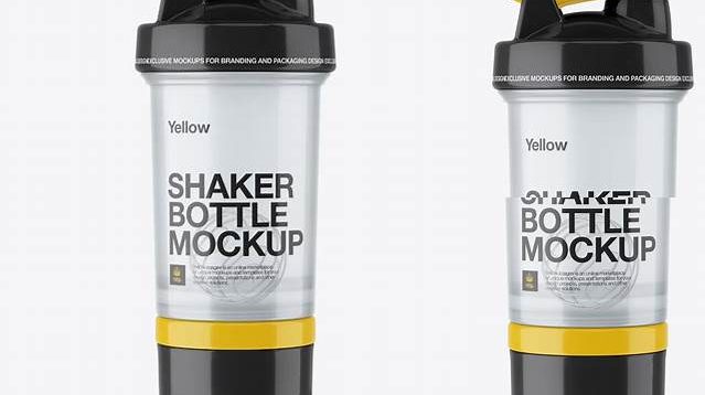 3846+ Transparent Shaker Bottle With Blender Ball PSD Mockup Elegant and Versatile PSD Resource