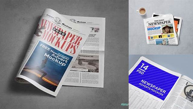 385+ Newspaper Ad Mockup Hight Resolution