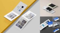 3858+ A4 Landscape Brochure Mockup Free Download For Free Download