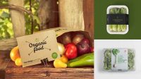 3859+ Vegetable Packaging Mockup Free Free Graphic Resource