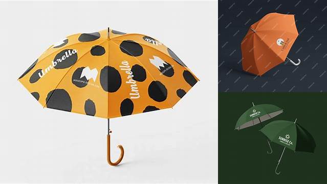 3862+ Umbrella Mockup Easy Editable