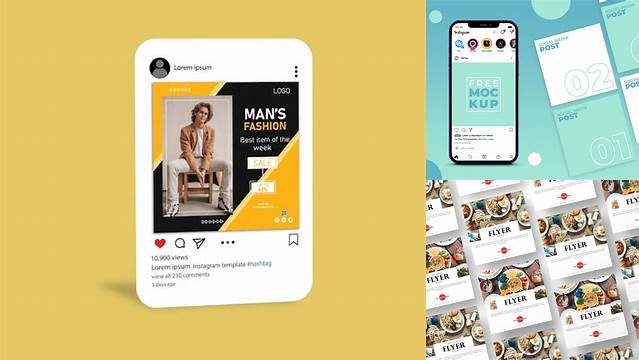 3863+ Social Media Post Mockup Free Download Editable PSD File