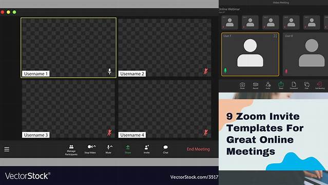 3863+ Zoom Meeting Template Photoshop Creative Design Mockup