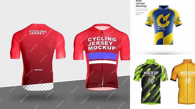 3866+ Cycling Jersey Free Mockup Editable Mockup PSD