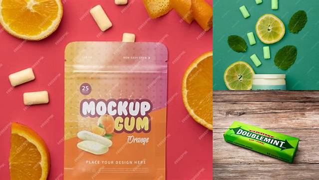 3867+ Chewing Gum Mockup Free Download Free