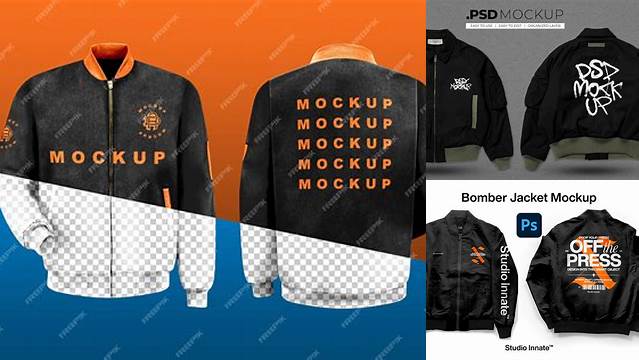 3867+ Download Mockup Jaket Bomber Psd Creative Design Mockup