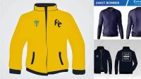 3869+ Mockup Jaket Cdr Elegant Free Template