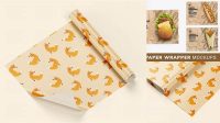 3871+ Food Wrapping Paper Mockup Free Digital Download