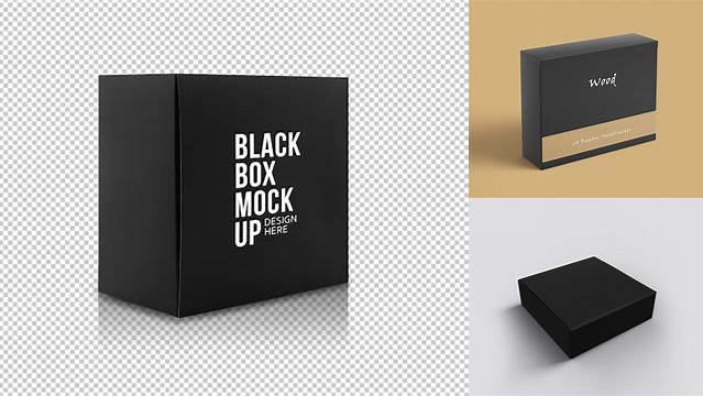 3873+ Black Box Mockup Psd Free Download Digital Download