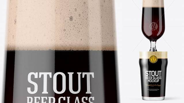 3874+ Embassy Glass with Stout Beer PSD Mockup Download Free Premium Design PSD