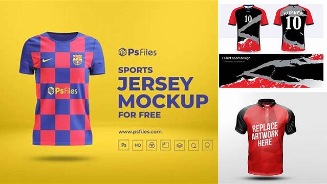 3881+ Sport Shirt Mockup Free High-Quality Editable PSD