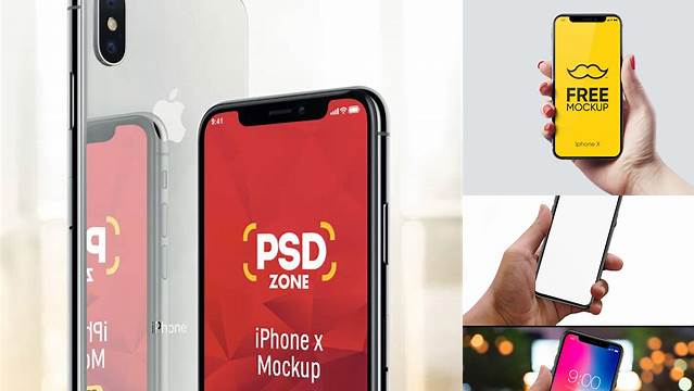 389+ Iphone X Mockup Facebook PSD Download