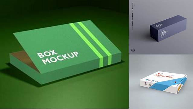 3890+ Horizontal Box Mockup Free High Resolution