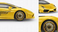 3891+ Lamborghini Gallardo PSD Mockup Side View Download Premium PSD Resource