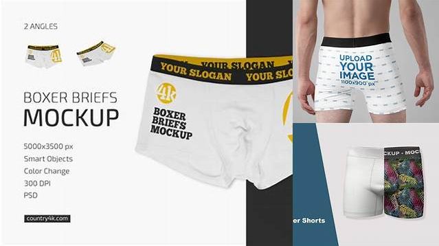 3894+ Boxers Mockup Free Easy Editable