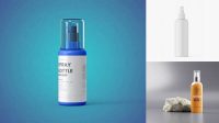 3899+ Glossy Cosmetic Sprayer Bottle PSD Mockup For Free Download