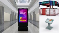 3899+ Kiosk Mockup Free Photoshop Resource Free