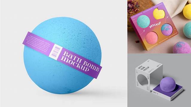 3900+ Bath Bomb Mockup Unique and Editable PSD