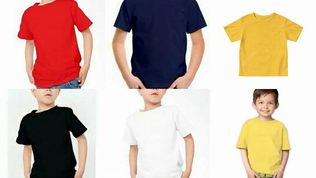 3901+ Mockup Kaos Polos Anak Professional PSD Mockup