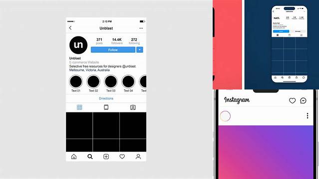 3903+ Mockup Instagram Profile Smart PNG Image