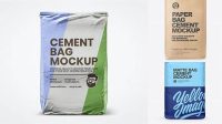 3908+ Free Cement Bag Mockup Easy Editable