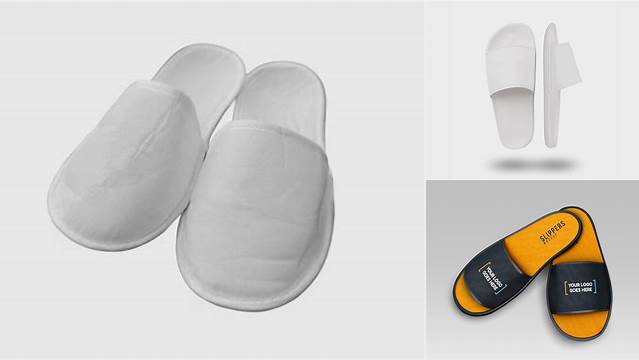 3910+ Slippers PSD Mockup Fully Layered PSD Freebie