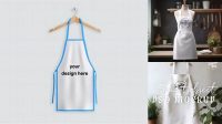 3916+ Barista Apron Mockup Photoshop Freebie