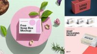 3917+ Mockup Soap Box PSD Download