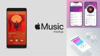 3918+ Apple Music Mockup Free Include TIFF