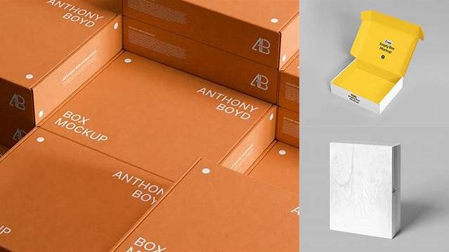 3922+ Two Wooden Boxes with Label PSD Mockup Top View Versatile PSD Mockup File