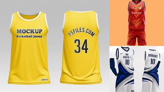 3926+ Basketball Jersey Mockup Free Professional Design PSD