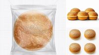 3926+ Hamburger Sesame Buns 2 Pack PSD Mockup Download Premium PSD Resource