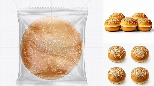 3926+ Hamburger Sesame Buns 2 Pack PSD Mockup Download Premium PSD Resource