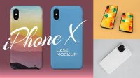 3928+ iPhone X Matte Case PSD Mockup PSD Download