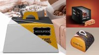 393+ Cake Box Mockup Customizable PSD Templates