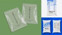 3933+ Milk Sachet Mockup Free Exclusive Digital PSD Resource