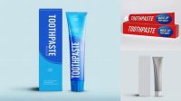 3934+ Toothpaste Box Mockup Free Smart PNG Image