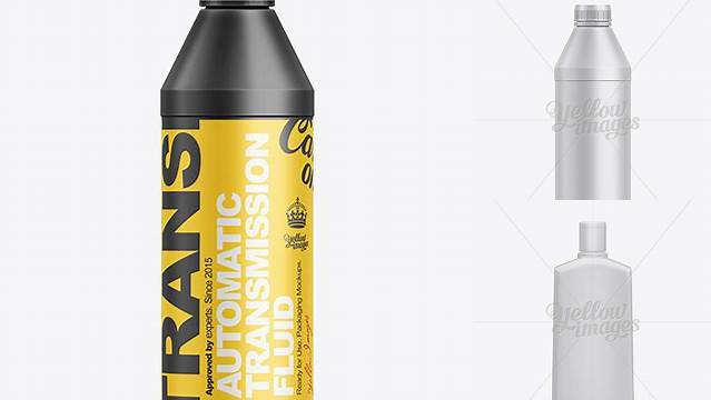 3942+ 1L Transmission Fluid Bottle PSD Mockup Unique Free Photoshop Files