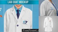 3944+ Lab Coat Mockup Psd Free Free PSD