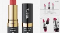 395+ Glossy Lipstick PSD Mockup Versatile PSD Mockup File