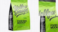 3952+ 11lb Food Bag PSD Mockup Half Side View Elegant PSD Mockup