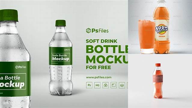 3956+ Soda Bottle Mockup For Free Download