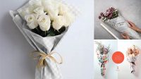 3957+ Bouquet Mockup Best for Showcase