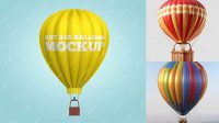 3961+ Hot Air Balloon PSD Mockup Download Premium PSD Resource