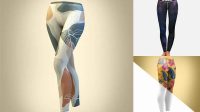 3964+ Leggings PSD Mockup / Front View Creative and Modern PSD Freebie